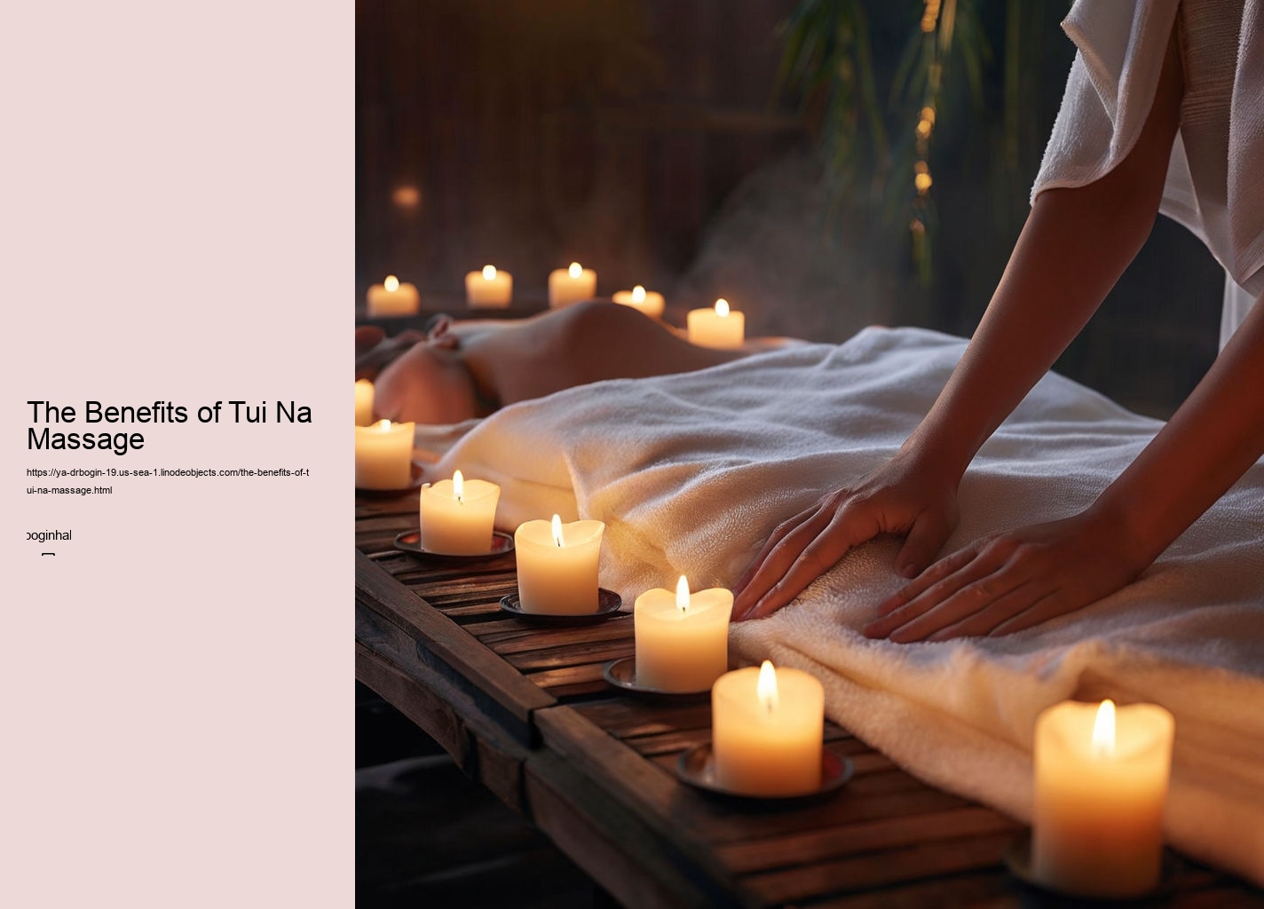 The Benefits of Tui Na Massage